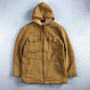 McGREGOR Sportswear VTG Sz 38 Wool Lined Hooded Field Ranch Jacket Coat 60s 70s